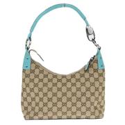 Gucci Vintage Pre-owned Canvas gucci-vskor Beige, Dam