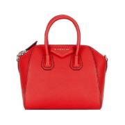 Givenchy Mini Antigona Crossbody Väska Röd Red, Dam