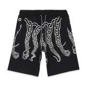 Octopus Casual Shorts Black, Herr