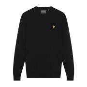 Lyle & Scott V-neck Knitwear Black, Herr