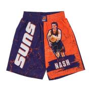 Mitchell & Ness NBA Burst Mesh Basketbollshorts Multicolor, Herr