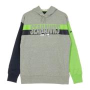 Nike NFL Wordmark Heritage Hoodie i Grå Multicolor, Herr