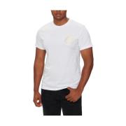 Versace Jeans Couture Vit T-shirt med Versace Jeans Logo White, Herr