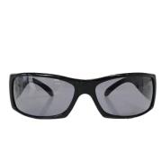 Chanel Vintage Pre-owned Plast solglasgon Black, Dam