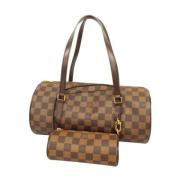 Louis Vuitton Vintage Pre-owned Canvas handvskor Brown, Dam