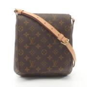 Louis Vuitton Vintage Pre-owned Canvas crossbodyvskor Brown, Dam