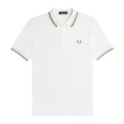 Fred Perry Klassisk Pikétröja M3600 White, Herr