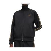 Fred Perry Kontrastband Tracktop Black, Herr