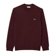 Lacoste Essentiell Crewneck Sweatshirt Red, Herr