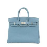 Hermès Vintage Pre-owned Laeder handvskor Blue, Dam