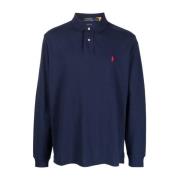 Polo Ralph Lauren Anpassad Slim Fit Bomull Mesh Polo Blue, Herr