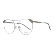 Ana Hickmann Silver Aviator Optiska Ramar med Demo Linser Gray, Dam