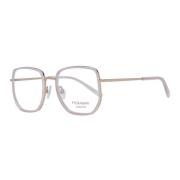 Ana Hickmann Ros Square Optiska Ramar med Metall Pink, Dam