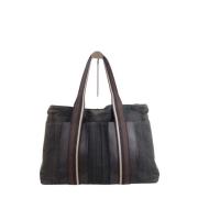 Hermès Vintage Pre-owned Bomull totevskor Black, Dam