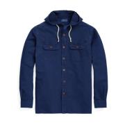 Polo Ralph Lauren Klassisk Oxford Workshirt Jacka Indigo Blå Blue, Her...