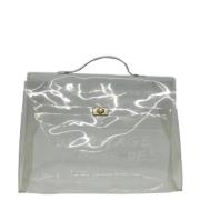 Hermès Vintage Pre-owned Vinyl handvskor White, Dam