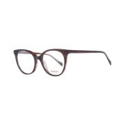 Ana Hickmann Brun Cat Eye Optiska Ramar med Fodral Brown, Dam