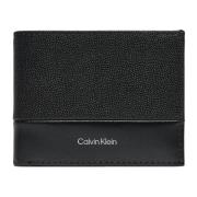 Calvin Klein Herr Läder Plånbok Vår/Sommarkollektion Black, Herr