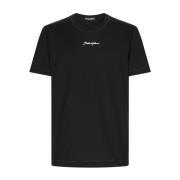 Dolce & Gabbana Stiliga T-shirts och Polos Kollektion Black, Herr