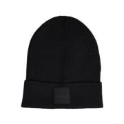 Hugo Boss Svart ullblandad modehatt Black, Herr