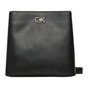 Calvin Klein Vår/Sommar Kvinnors Medium Väskor Kollektion Black, Dam