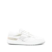 Givenchy Vita låga sneakers med beige insatser White, Herr