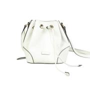 Gucci Vintage Pre-owned Tyg gucci-vskor White, Dam