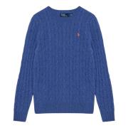 Polo Ralph Lauren Rundhalsad Tröja Blue, Dam