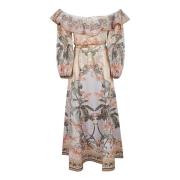 Zimmermann Rosa & Lila Klänning Elegant Stil Multicolor, Dam