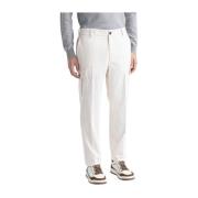 Peserico Bomull sammet chino byxor White, Herr