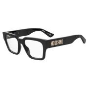 Moschino Stiliga Glasögon i Svart Black, Unisex