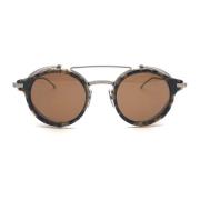 Thom Browne Bruna Solglasögon Ss24 International Fit Brown, Herr