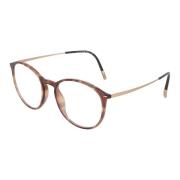 Silhouette Titanium Fyrkantig Ram Glasögon Brown, Unisex