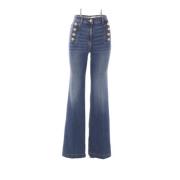 Elisabetta Franchi Vintage Blå Jeans Tillverkad i Italien Blue, Dam