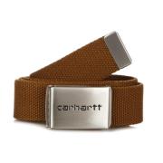 Carhartt Wip Krom Tawny Tyg Bälte Clip Brown, Herr