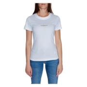 Calvin Klein Jeans Höst/Vinter Dam Tee Monologo White, Dam