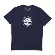 Timberland Grafisk Tee Mörk Safir Herr T-shirt Blue, Herr