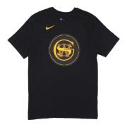 Nike NBA City Edition Logo Tee Black, Herr