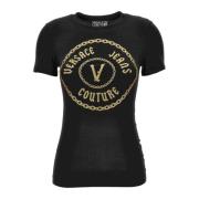 Versace Jeans Couture T-shirts och Polos Black, Dam