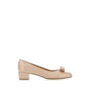 Salvatore Ferragamo Rosa Läderpumps med 3cm Klack Pink, Dam