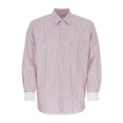 Comme des Garçons Poplin Tryckt Skjorta Pink, Herr