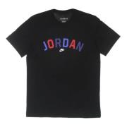 Jordan Sport DNA Wordmark Tee Svart/Vit Black, Herr