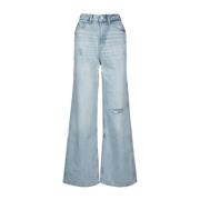 Tommy Jeans Casual Slim Fit Denim Byxor Blue, Dam