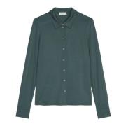 Marc O'Polo Vanlig jerseyblus Green, Dam