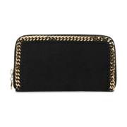 Stella McCartney Svart Shaggy Deer Plånbok Black, Dam