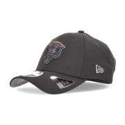 New Era Chicago Bears Curvy Visor Hat Gray, Herr