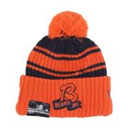 New Era Chicago Bears Pom Pom Beanie Hat Multicolor, Herr