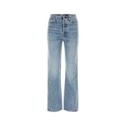 TotêMe Klassiska Denim Jeans för Vardagsbruk Blue, Dam