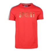 Bikkembergs Bomull T-shirt Red, Herr