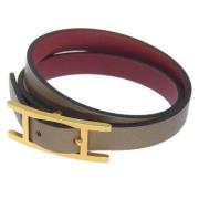 Hermès Vintage Pre-owned Laeder armband Brown, Dam